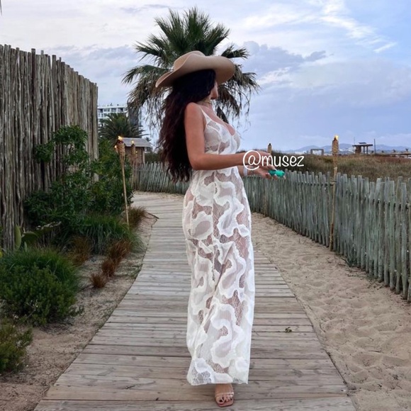 Zara LONG SLIP DRESS - Picture 4 of 17